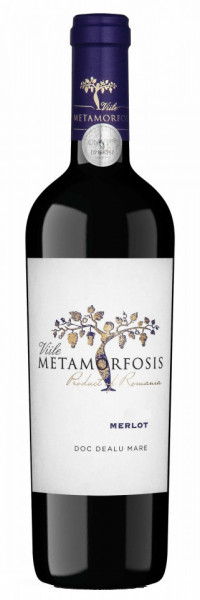 Viile Metamorfosis Merlot Vin Rosu Sec 14.5% Alcool 750ml