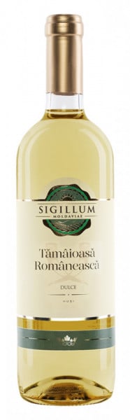 Vincon Sigillum Moldaviae Tamaioasa Romaneasca Vin Alb Dulce 11.5% Alcool 750ml