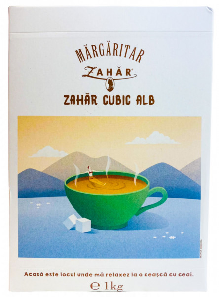 Wiener Zahar Cubic Alb 1Kg