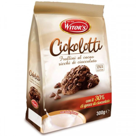 Witor’s Biscuiti cu Cacao si Fulgi de Ciocolata 300g