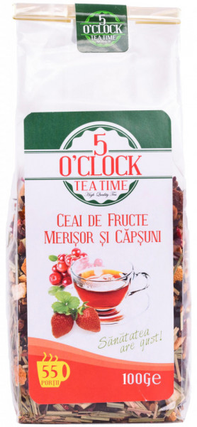 5 O'Clock Ceai de Fructe cu Merisor si Capsuni 100g