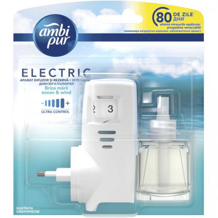 Ambi Pur Electric Aparat Difuzor si Rezerva Briza Marii 20ml