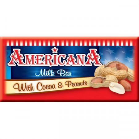 Americana Tableta de Ciocolata cu Arahide 90g