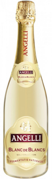 Angelli Blanc de Blancs Vin Spumant Alb Demisec 12.5% Alcool 750ml