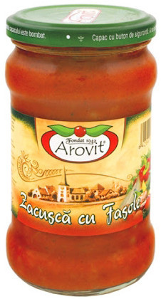 Arovit Zacusca cu Fasole 300g