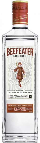 Beefeater London Dry Gin 40% Alcool 1L