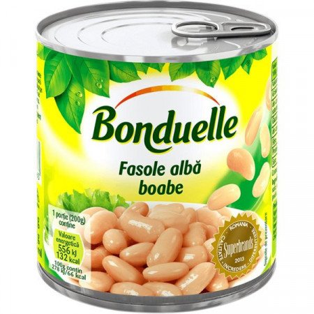 Bonduelle Fasole Alba Boabe 400g