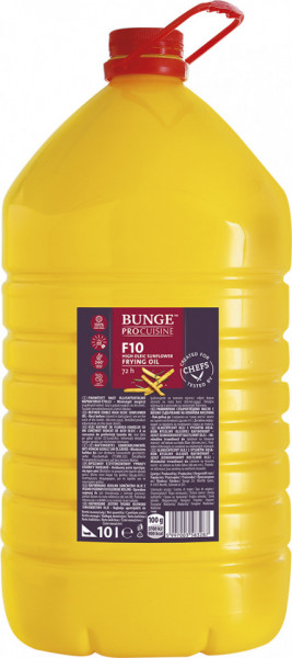Bunge Procuisine F10 Ulei Floarea Soarelui cu un Continut Ridicat de Acid Oleic 10L