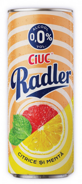 Ciuc Radler Bere cu Citrice si Menta 0% Alcool 330ML