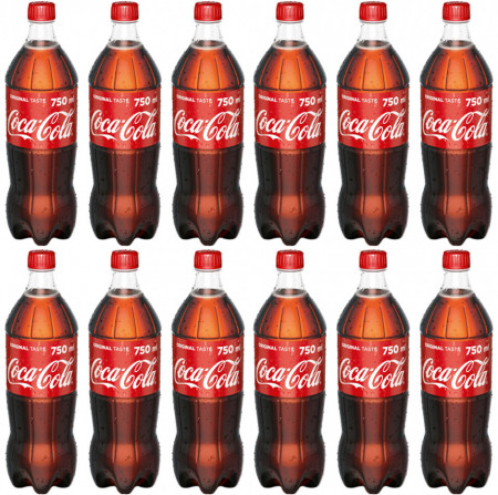 Coca Cola Bautura Carbogazoasa cu Gust Original 12 buc x 750ML