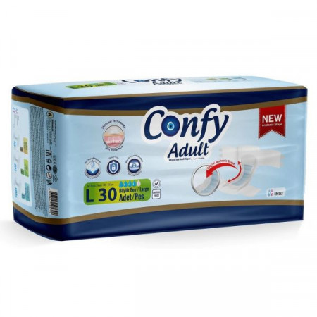 Confy Adult Marimea L Scutece 100-150cm 30bucati