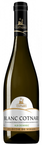 Cotnari Selectii Blanc Vin Alb Demisec 13% Alcool 750ml