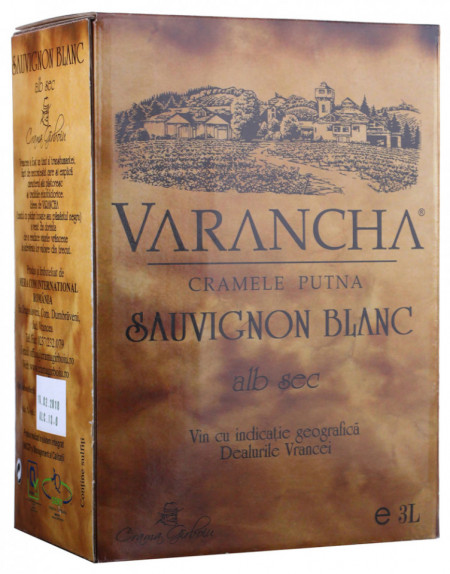 Crama Girboiu Varancha Sauvignon Blanc Vin Alb Sec 13% Alcool 3L