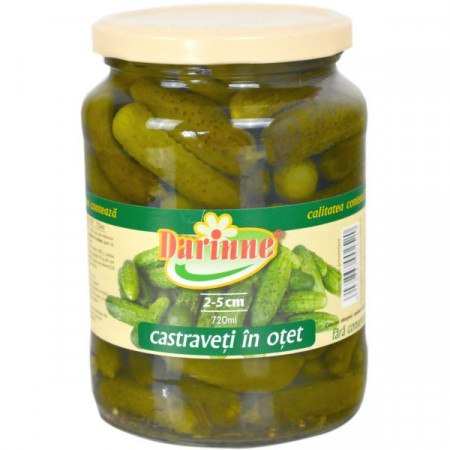 Darinne Castraveti In Otet 2-5Cm 680g