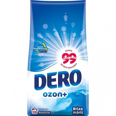 Dero Detergent de Rufe Pudra Automat Ozon+ Briza Marii pentru 100 Spalari 10kg