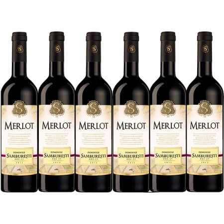 Domeniile Samburesti Merlot bax 0.75L x 6 sticle