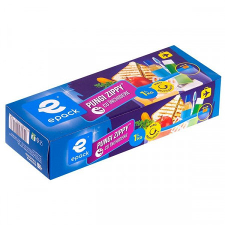 Epack Pungi Zippy cu Inchidere 1l
