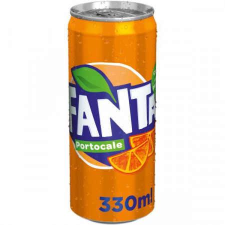 Fanta Bautura Racoritoare Carbogazoasa cu Suc de Portocale 330ml