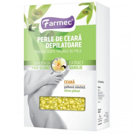 Farmec Perle de Ceara Depilatoare cu Extract de Vanilie 250g