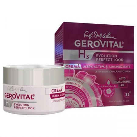 Gerovital H3 Evolution Crema Ultra Activa si Luminozitate 50ml