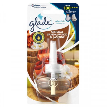 Glade Sensual Sandalwood & Jasmine Odorizant Electric 20ml