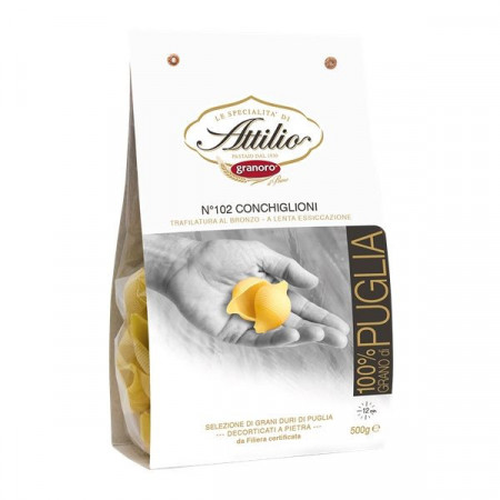 Granoro No 102 Conchiglioni Paste Fainoase din Grau 500g
