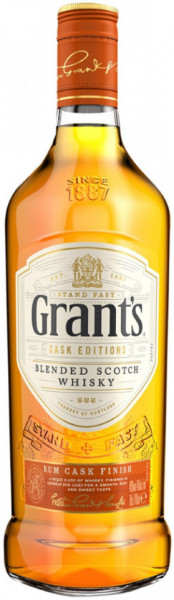 Grant's Rum Cask Whisky 40% Alcool 700ml