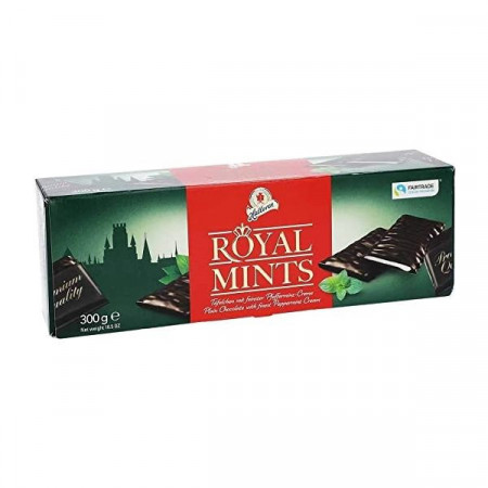 Halloren Royal Mints Ciocolata Portionata cu Crema de Menta 300g