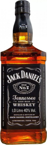 Jack Daniel's Tennessee Whiskey 40% Alcool 1L