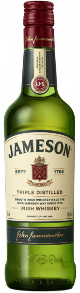 Jameson Irish Whisky 40% Alcool 500ml