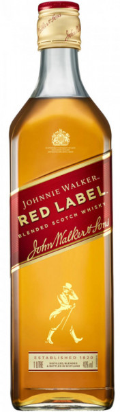 Johnnie Walker Red Whisky Scotian 40% Alcool 1L