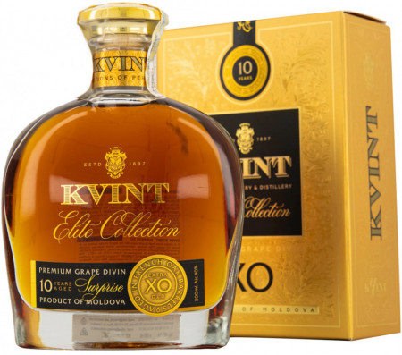 Kvint Elite Collection Premium Grape Divin 10 Ani 40% Alcool 500ml