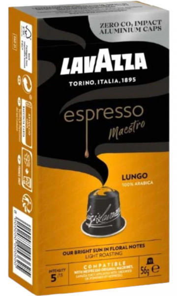 Lavazza Espresso Maestro Lungo Capsule Cafea Prajita si Macinata 10 capsule 56g