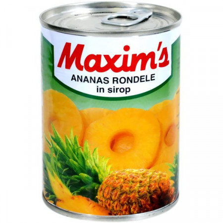 Maxim s Ananas Rondele in Sirop 565g