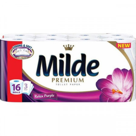 Milde Premium Relax Purple Hartie Igienica 16 role 3 straturi