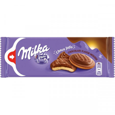 Milka Choco Jaffa Biscuiti cu Spuma cu Aroma de Ciocolata 128g