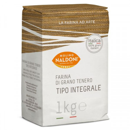 Molino Naldoni Faina Integrala din Grau 1Kg