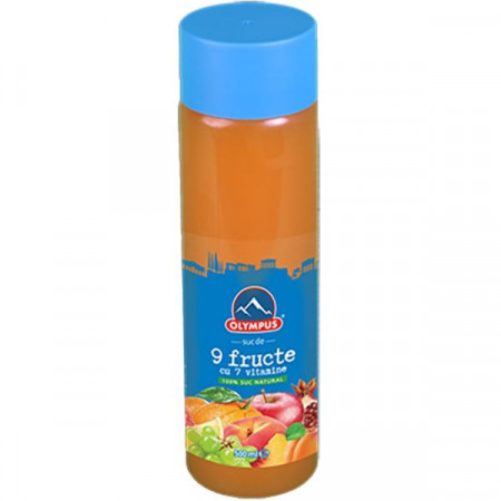 Olympus Suc de 9 Fructe cu 7 Vitamine 100% Natural 500ml