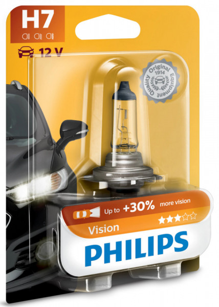 Philips Bec Auto cu Halogen Vision H7 55w