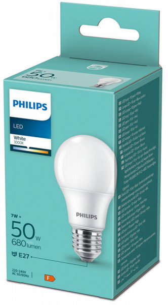 Philips Bec cu Led Alb Cald E27 50 7w