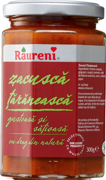 Raureni Zacusca Taraneasca 300g