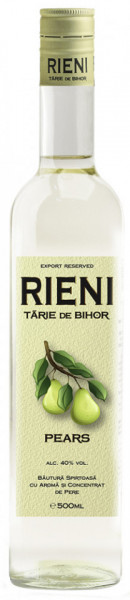 Rieni Tarie de Bihor cu Aroma de Pere 40% Alcool 500ml