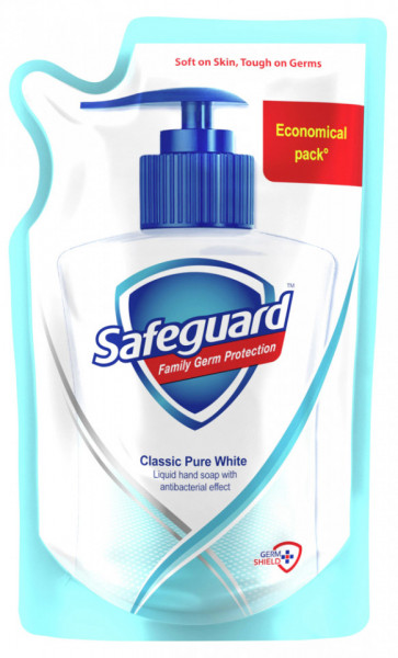 Safeguard Classic Pure White Rezerva Sapun Lichid de Maini 225ml