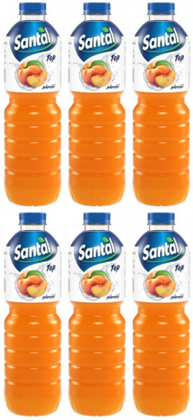 Santal Top Suc de Piersici 6 buc x 1.5L