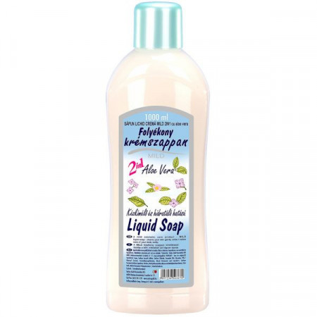 Satin Sapun Lichid Crema Mild 2in1 cu Aloe Vera 1l