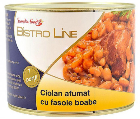 Scandia Food Bistro Line Ciolan Afumat Cu Fasole Boabe G