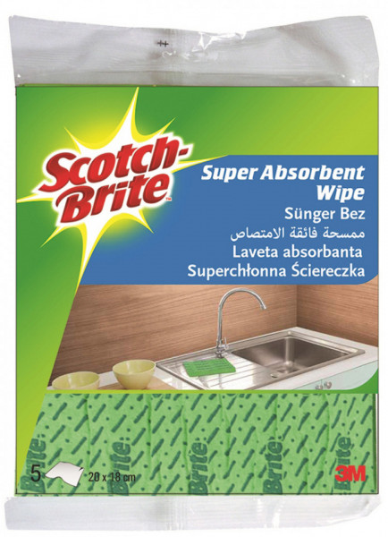 Scotch-Brite Laveta Absorbanta 5bucati