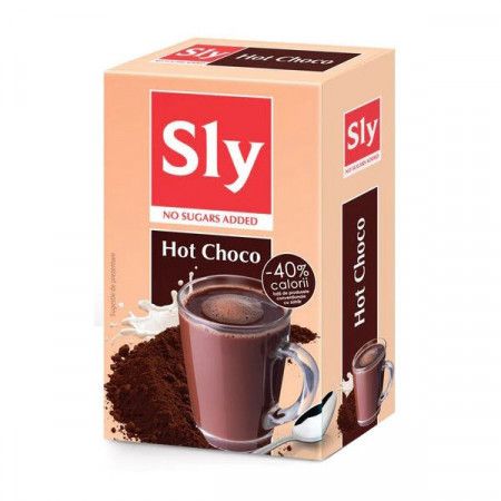 Sly Bautura Calda pe baza de Cacao Lapte si Indulcitori fara Zaharuri adaugate 7 plicuri 105g