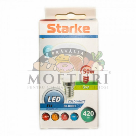 Starke Bec Led Refl.E14 6(50)W 430 Lm,Lumina Rece