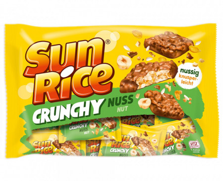 Sun Rice Crunchy cu Arahide Ciocolata cu Orez Expandat 208g